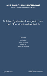 Solution Synthesis of Inorganic Films and Nanostructured Materials