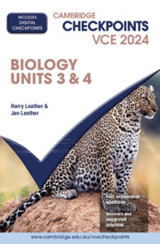 Cambridge Checkpoints VCE Biology Units 3&4 2024