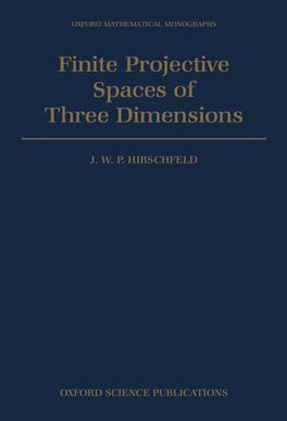 Finite Projective Spaces of Three Dimensions