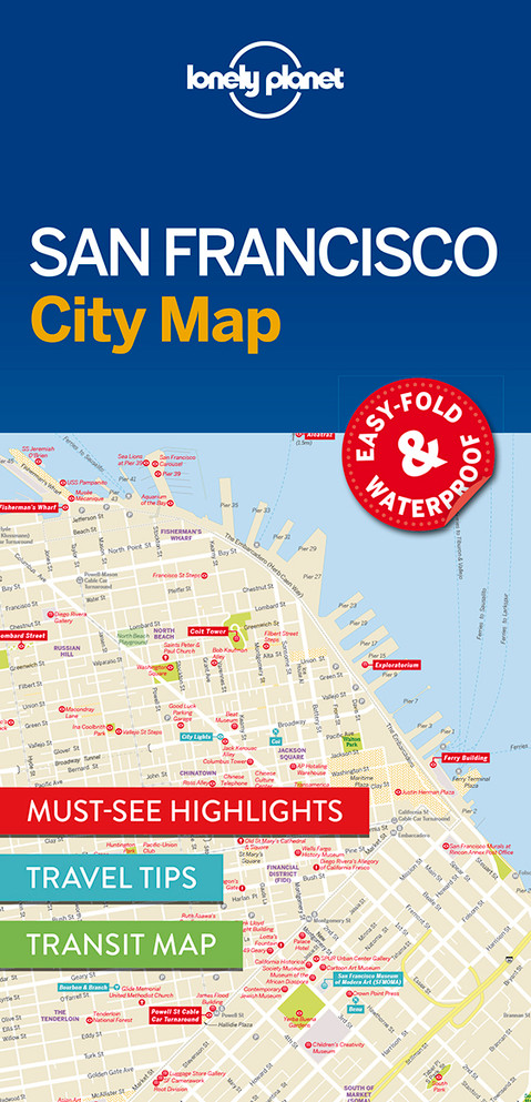 Lonely Planet San Francisco City Map