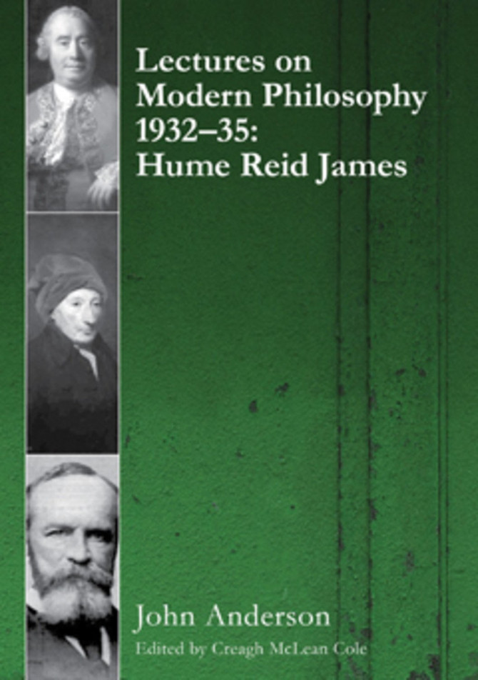 Lectures on Modern Philosophy 1932-35