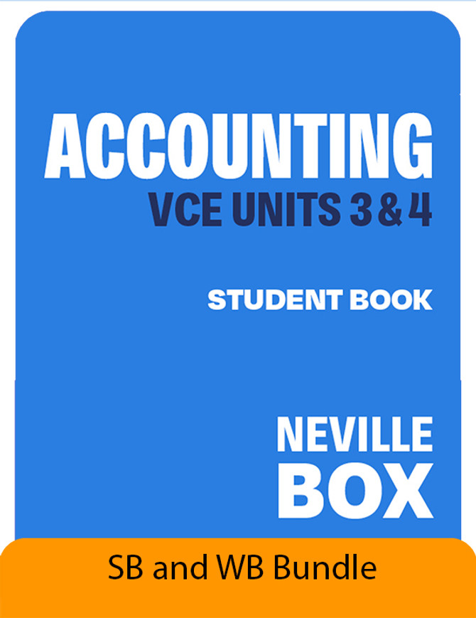 VCE Accounting Units 3&4 7e SB+WB Bundle