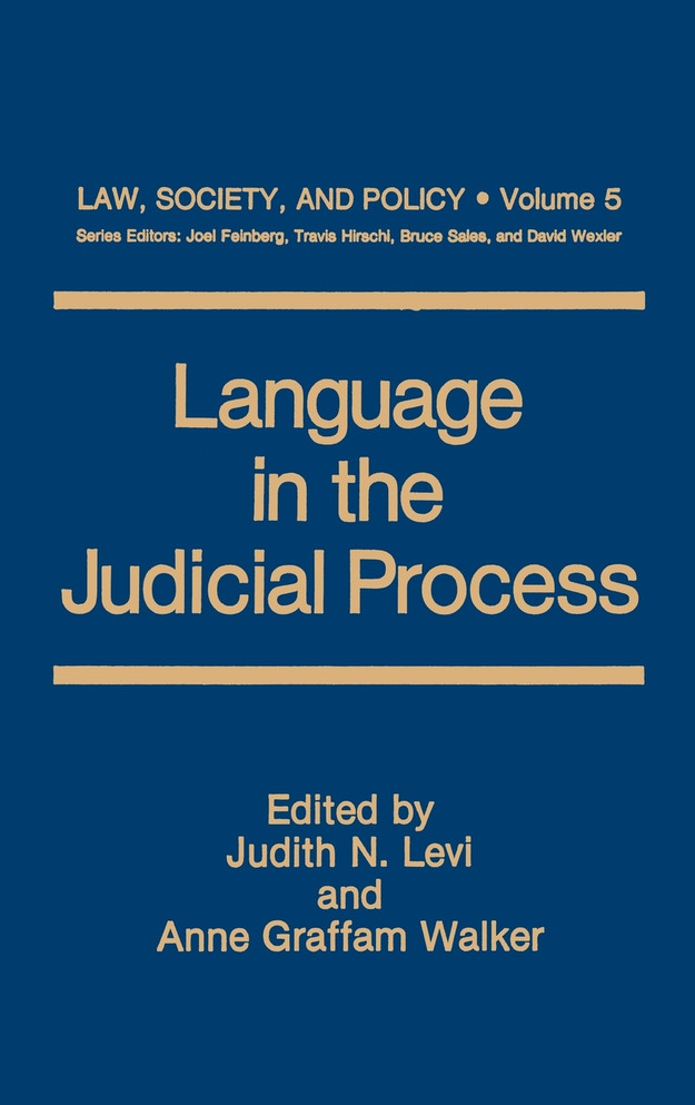 Language in the Judicial Process