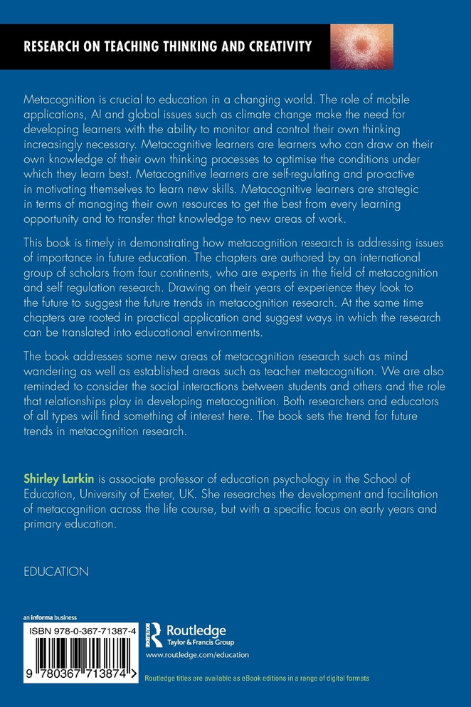 Metacognition and Education