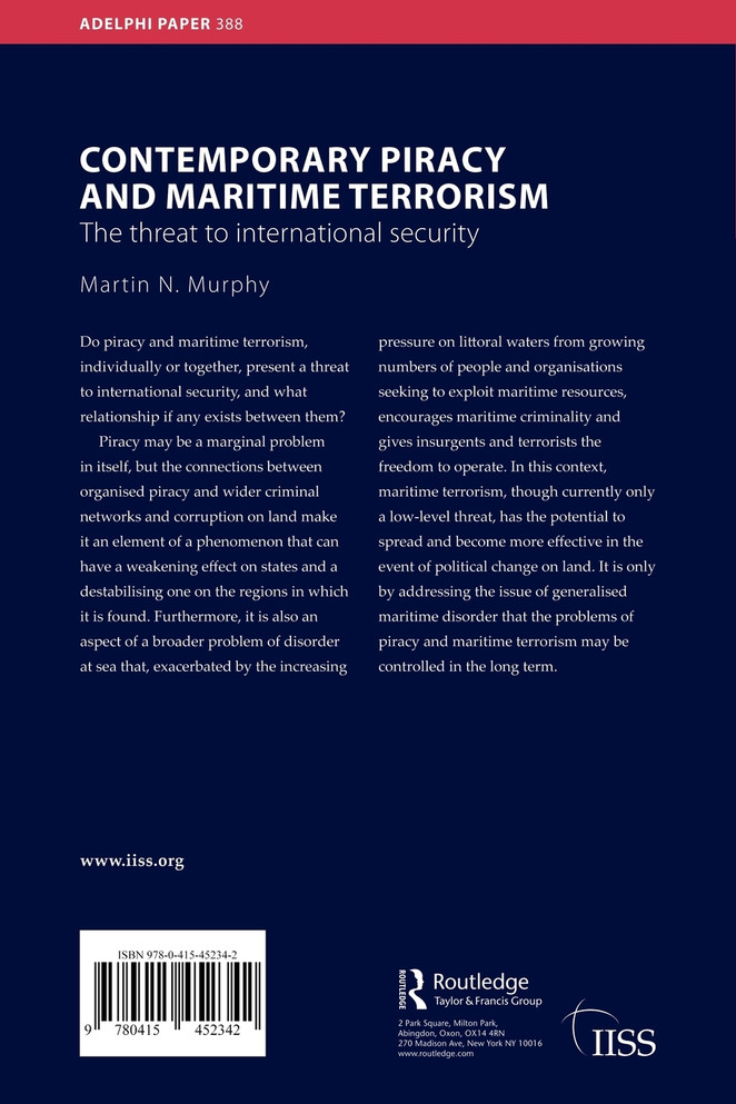 Contemporary Piracy and Maritime Terrorism