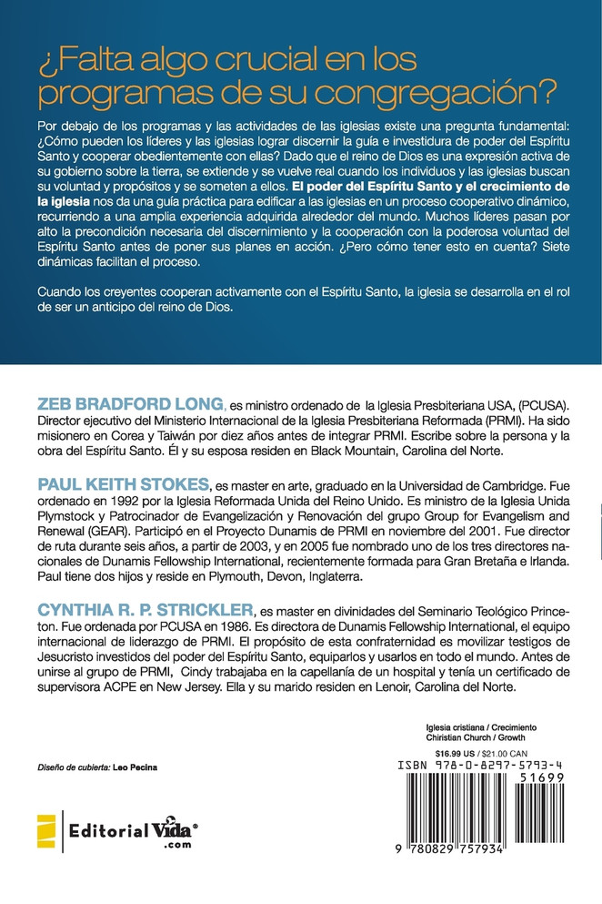 El  Poder del Espiritu Santo y el Crecimiento de la Iglesia