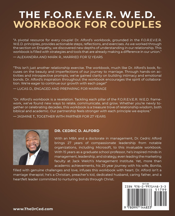 The F.O.R.E.V.E.R. W.E.D. Workbook for Couples