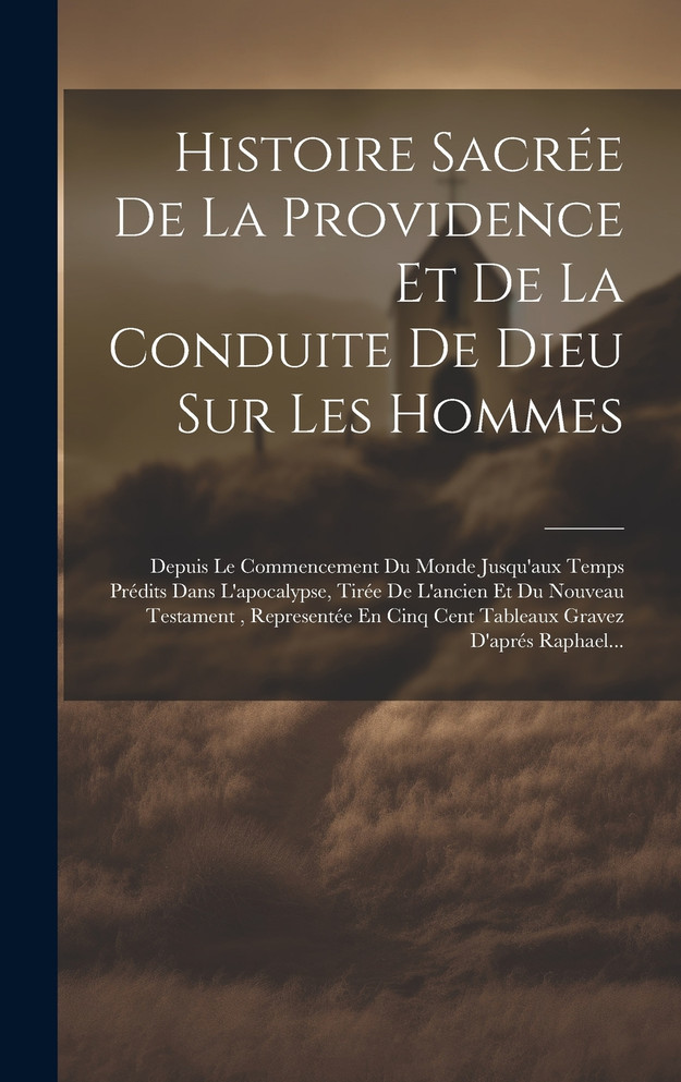 Histoire Sacrée De La Providence Et De La Conduite De Dieu Sur Les Hommes