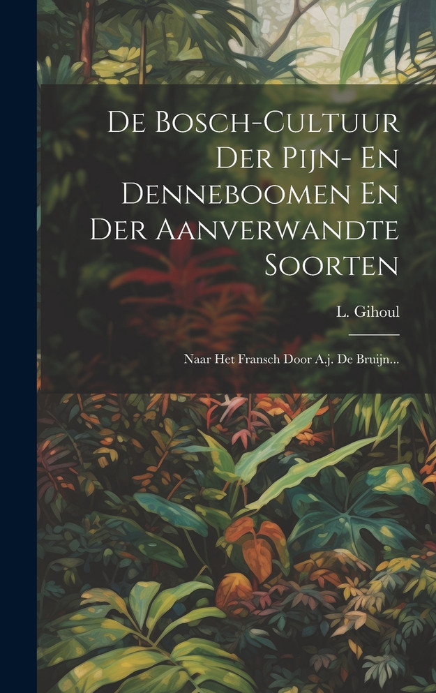 De Bosch-cultuur Der Pijn- En Denneboomen En Der Aanverwandte Soorten