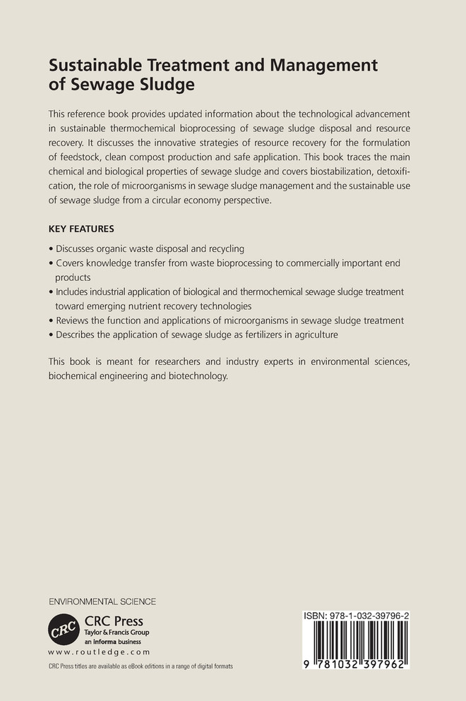 Sustainable Treatment and Management of Sewage Sludge