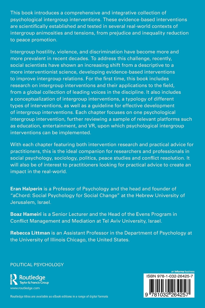Psychological Intergroup Interventions