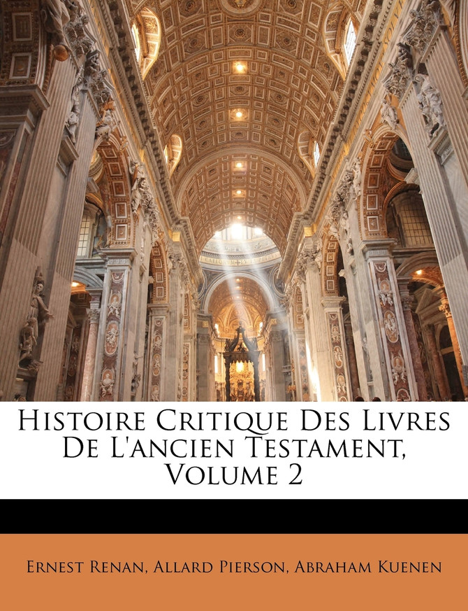 Histoire Critique Des Livres De L'ancien Testament, Volume 2