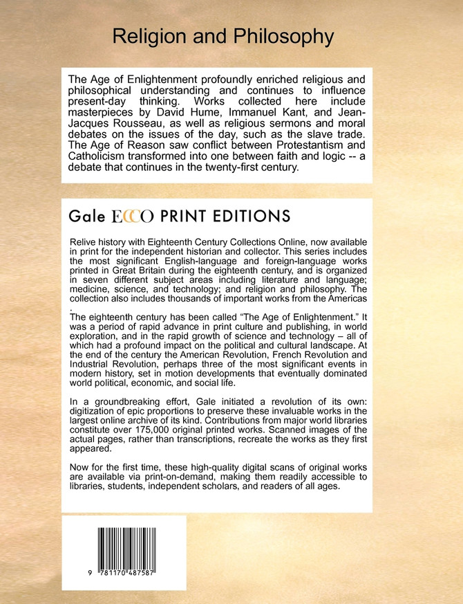 Reflections on the late Lord Bolingbroke's letters on the study and use of history; ... By John Leland, ...