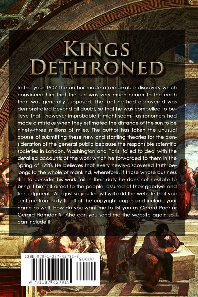 King's Dethroned