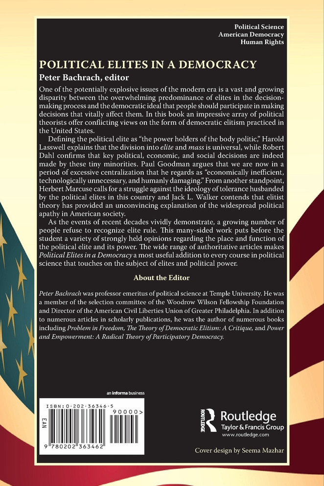Political Elites in a Democracy