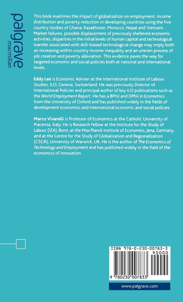 Globalization, Employment and Income Distribution in Developing Countries