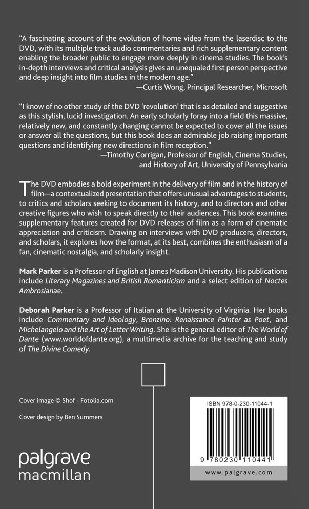 The DVD and the Study of Film