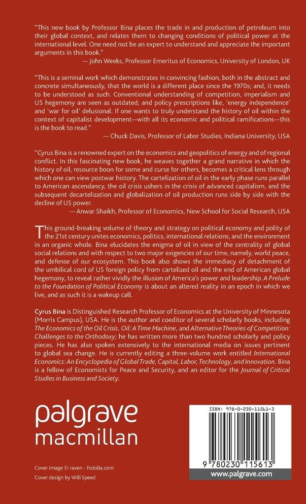A Prelude to the Foundation of Political Economy