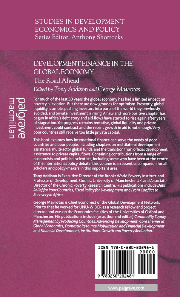 Development Finance in the Global Economy