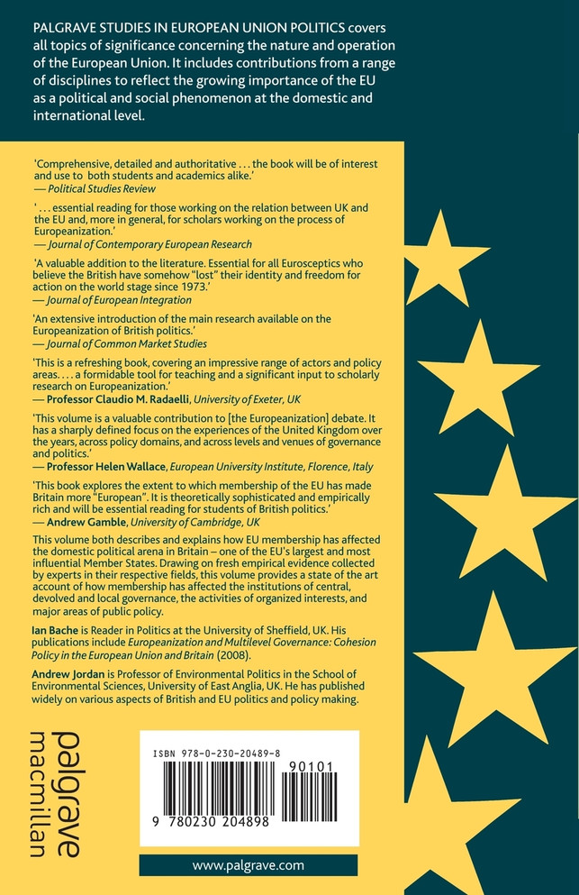 The Europeanization of British Politics