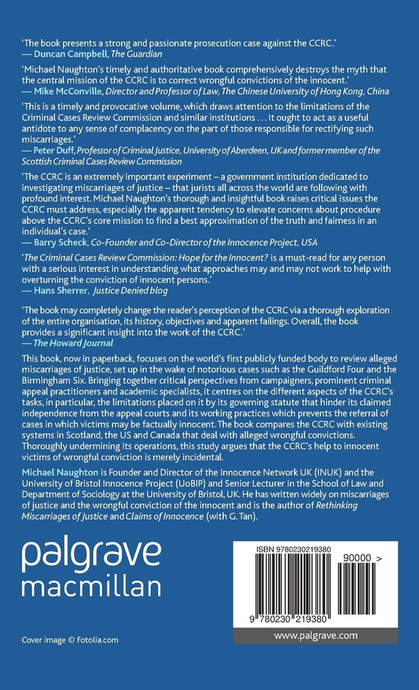 The Criminal Cases Review Commission