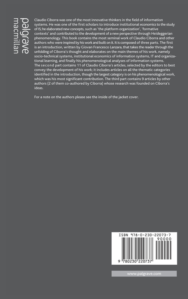 Bricolage, Care and Information