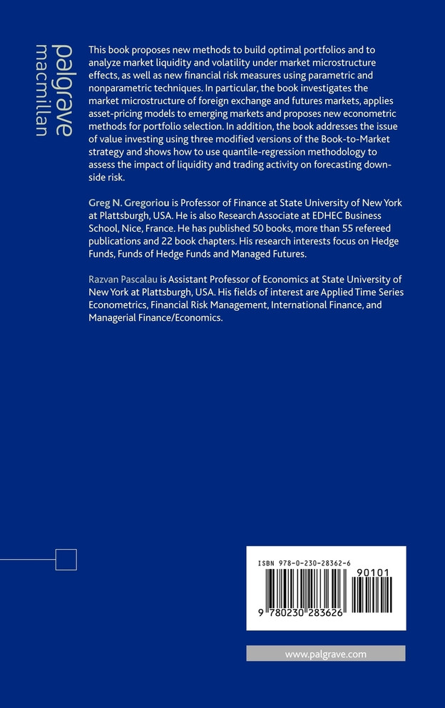 Financial Econometrics Modeling