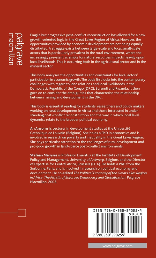 Natural Resources and Local Livelihoods in the Great Lakes Region of Africa