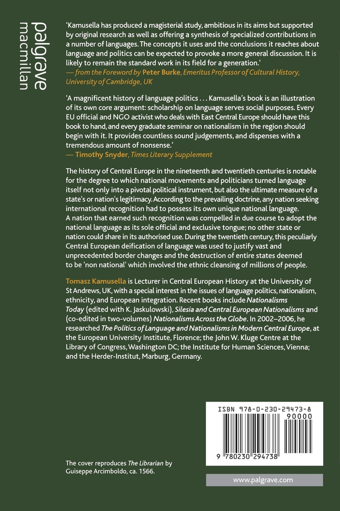 The Politics of Language and Nationalism in Modern Central Europe