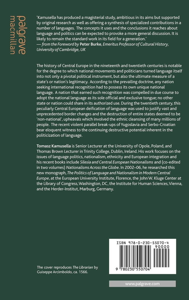 The Politics of Language and Nationalism in Central Europe