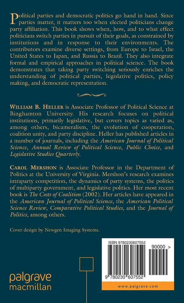 Political Parties and Legislative Party Switching