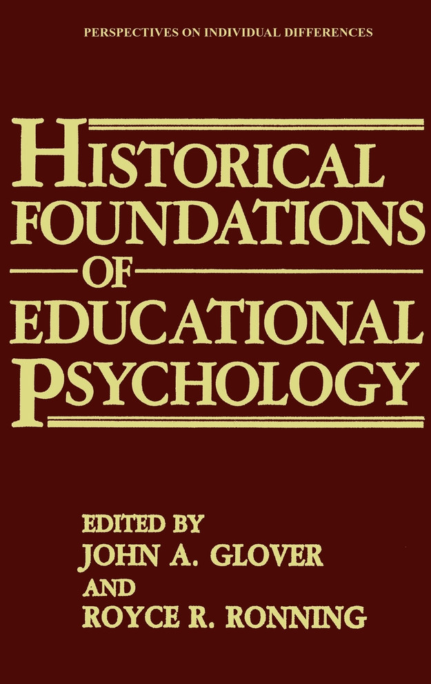 Historical Foundations of Educational Psychology