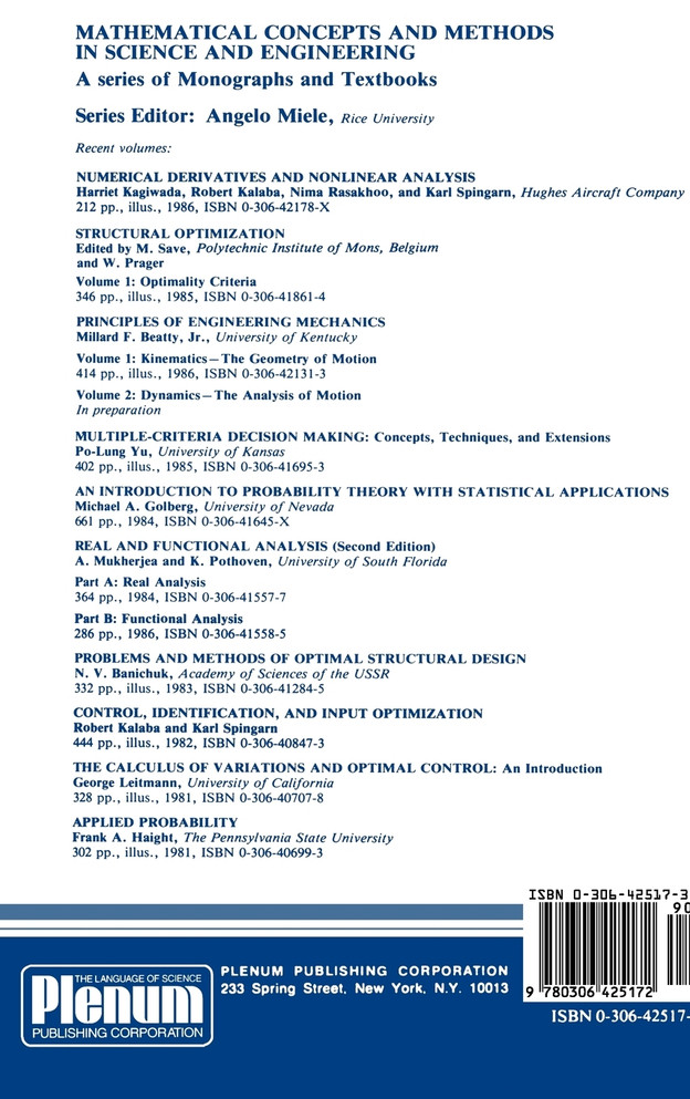 Optimal Control Applications in Electric Power Systems
