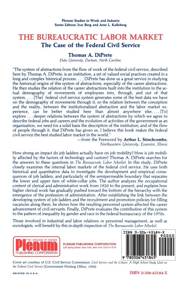 The Bureaucratic Labor Market