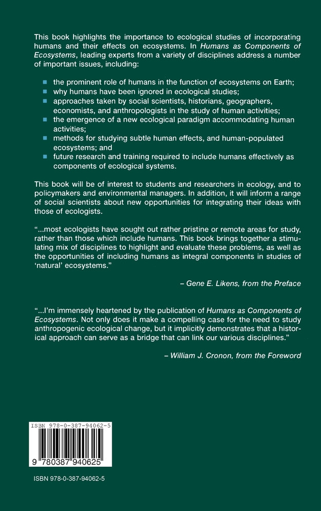 Humans as Components of Ecosystems