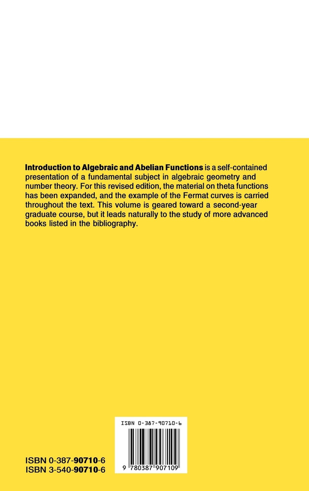 Introduction to Algebraic and Abelian Functions