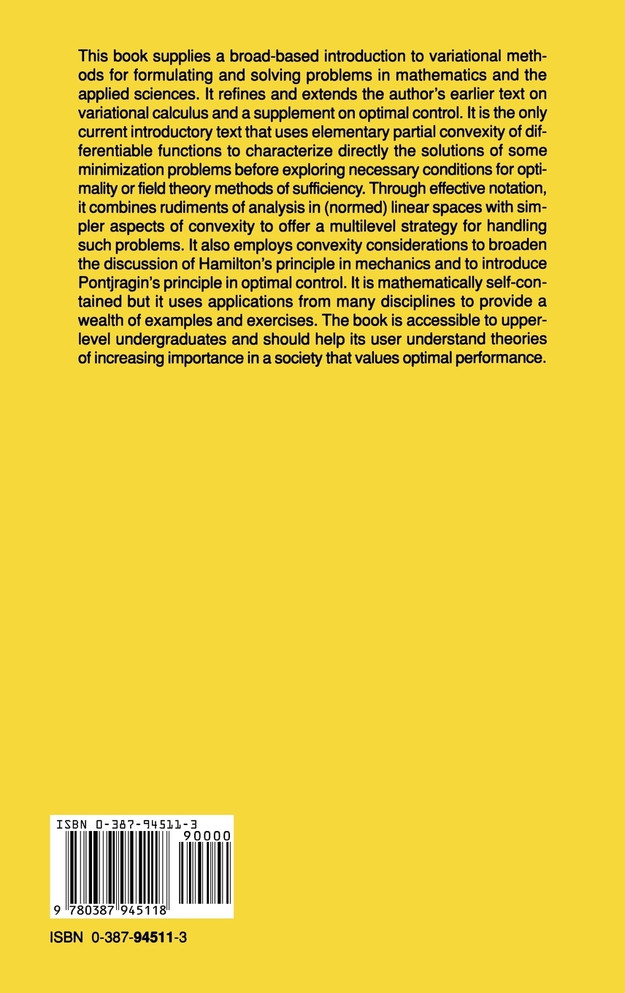 Variational Calculus and Optimal Control