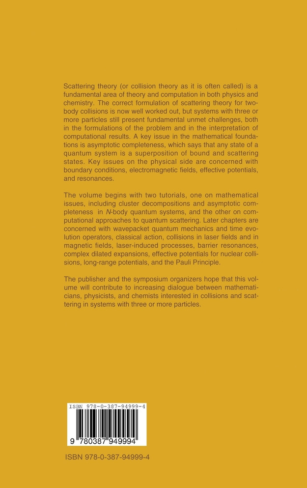 Multiparticle Quantum Scattering with Applications to Nuclear, Atomic and Molecular Physics