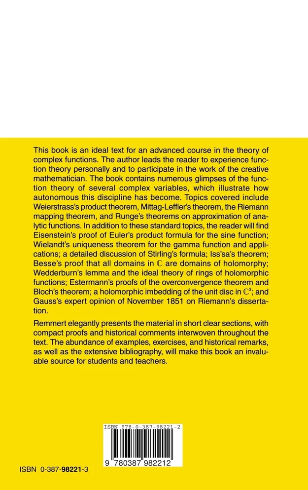 Classical Topics in Complex Function Theory