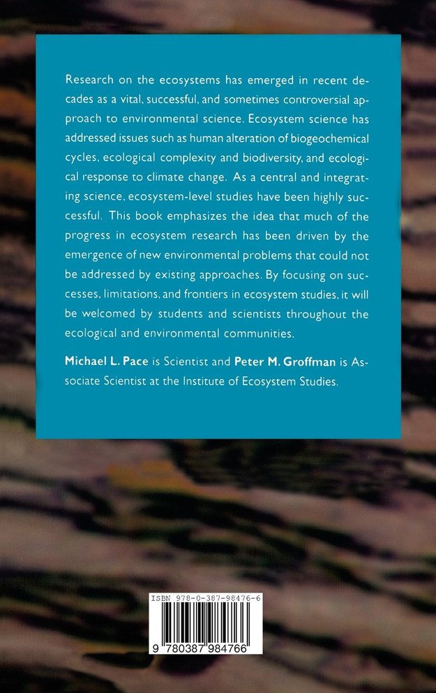 Successes, Limitations, and Frontiers in Ecosystem Science