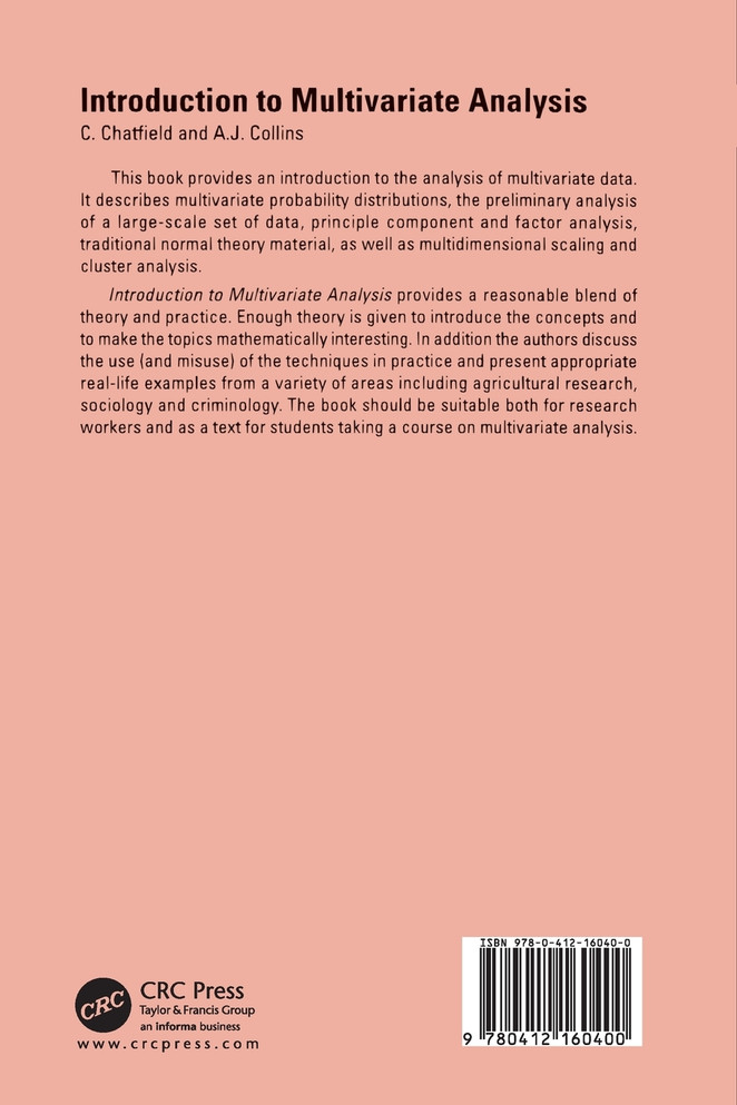 Introduction to Multivariate Analysis