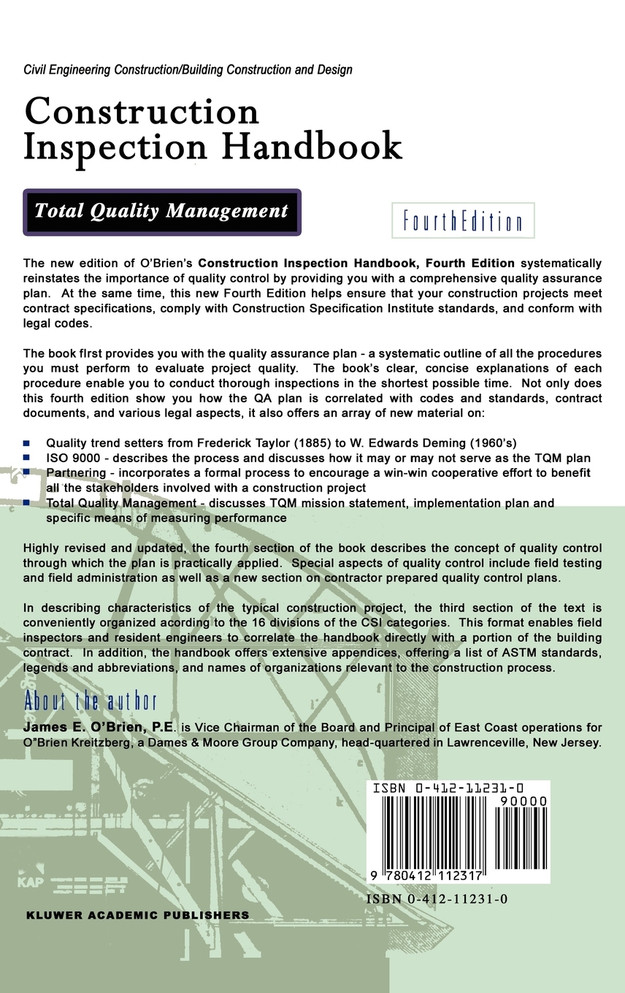 Construction Inspection Handbook