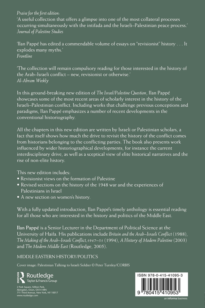 The Israel/Palestine Question