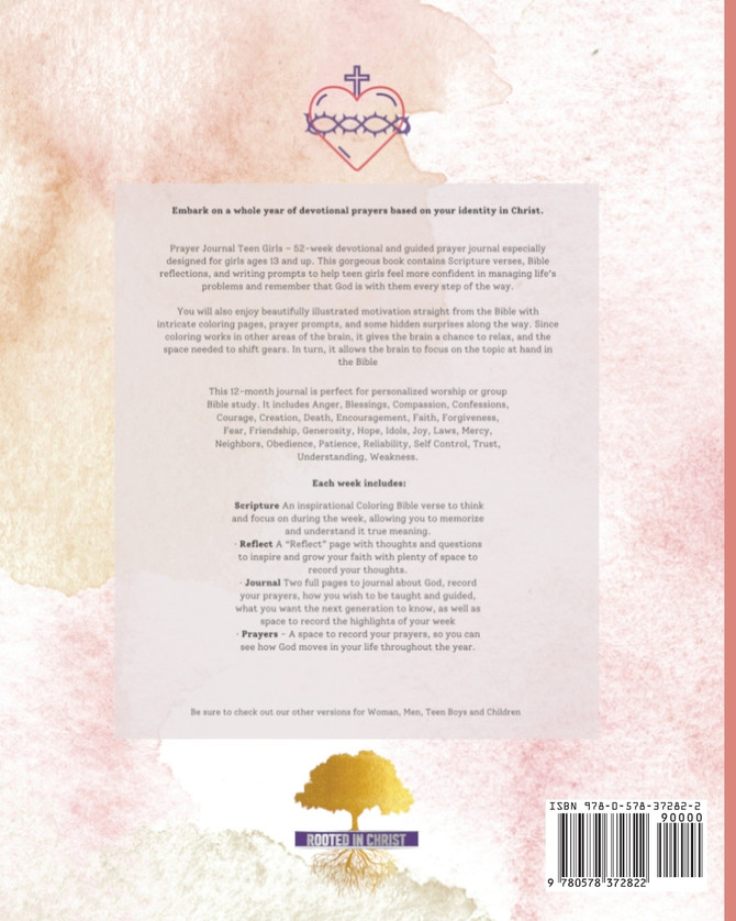 Prayer Journal For Teen Girl's