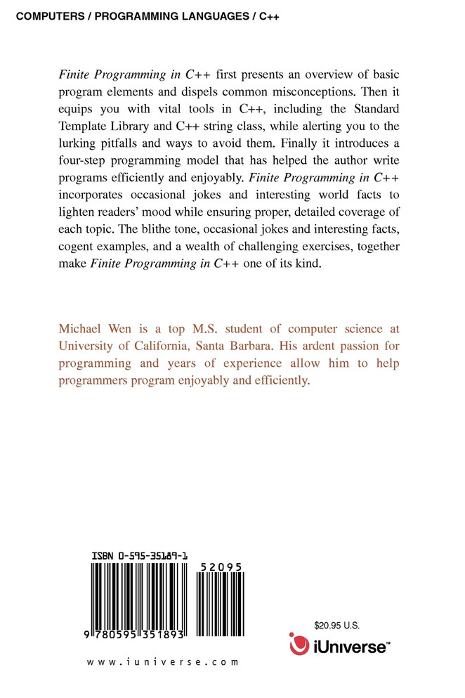 Finite Programming in C++