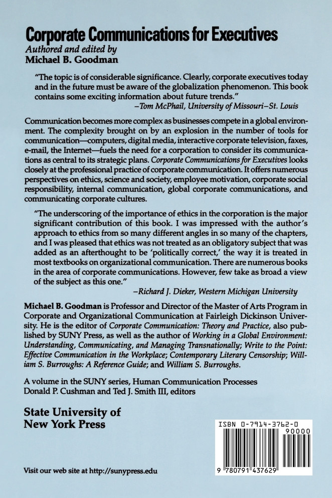 Corporate Communications for Executives