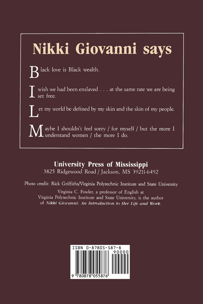 Conversations with Nikki Giovanni