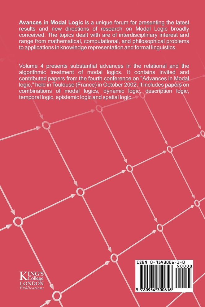 Advances in Modal Logic, V4