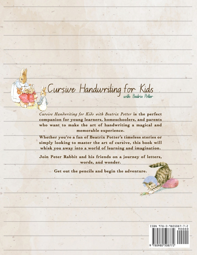 Cursive Handwriting for Kids with Beatrix Potter