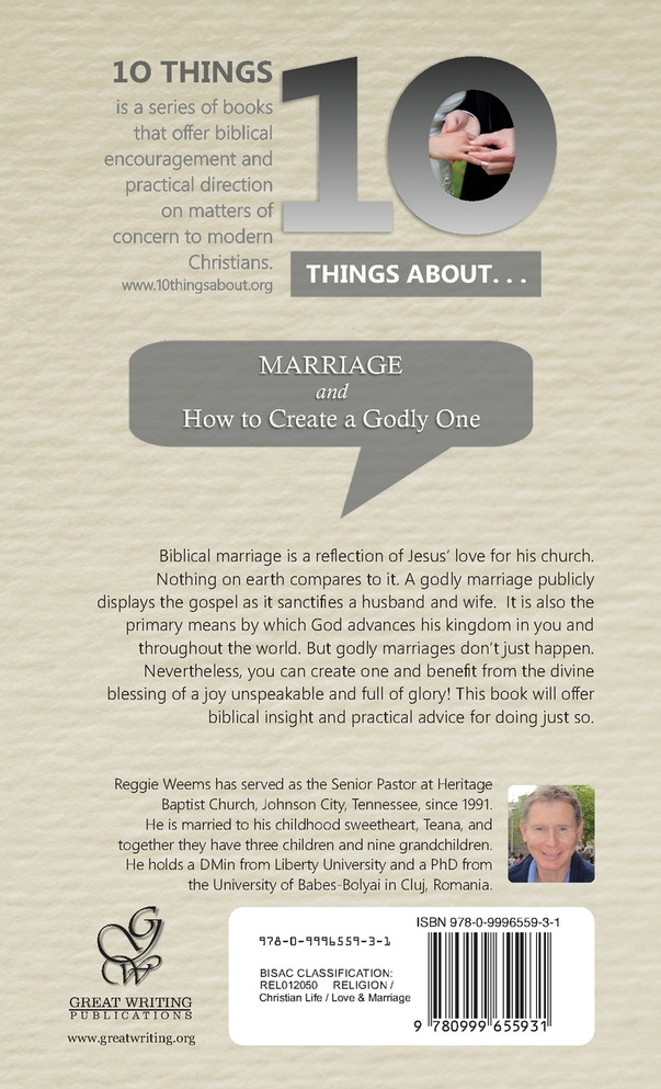 Ten Things About. . .Marriage